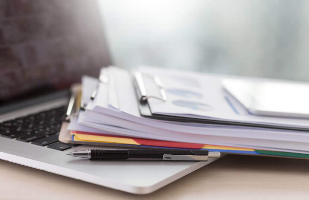 Confidential investigation documents handled by a UK private investigator