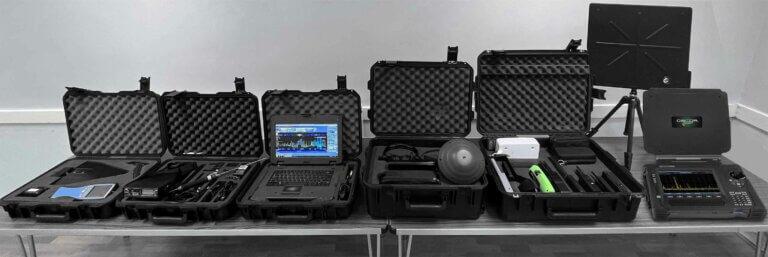 Residential counter surveillance bug sweeping detects covert audio bugs in living rooms, bedrooms, and home offices